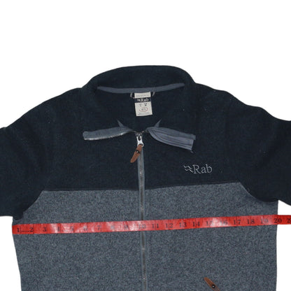 Rab Men's Grey Explorer Fleece Activewear Jacket UK S