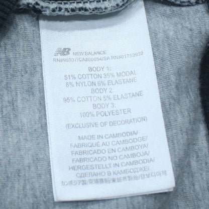 New Balance Men's Black XL Full Zip Hoodie with Logo