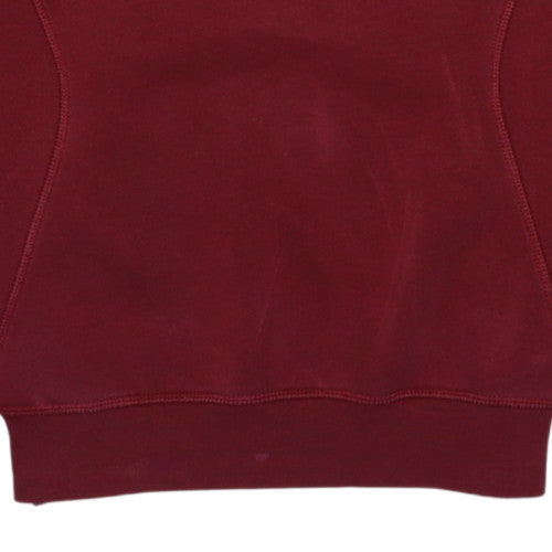 Reebok Men's Burgundy Crew Neck Pullover Sweatshirt Size S