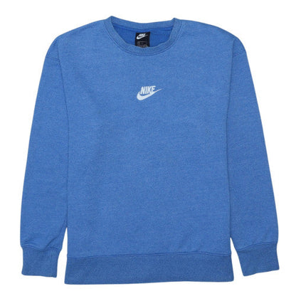 Nike Men's Blue Crew Neck Pullover Sweatshirt L Regular Fit