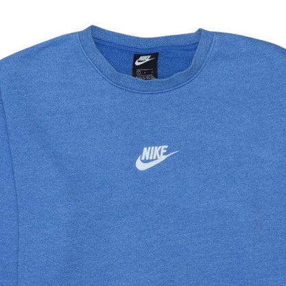 Nike Men's Blue Crew Neck Pullover Sweatshirt L Regular Fit