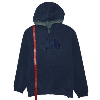 The North Face Men's Navy Blue XL Pullover Hoodie Cotton Logo Sweatshirt