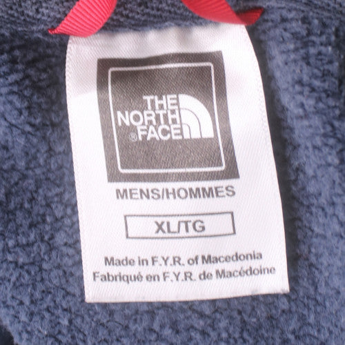 The North Face Men's Navy Blue XL Pullover Hoodie Cotton Logo Sweatshirt