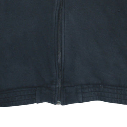 Adidas Men's Black 2XL Full Zip Fleece Hoodie with Logo