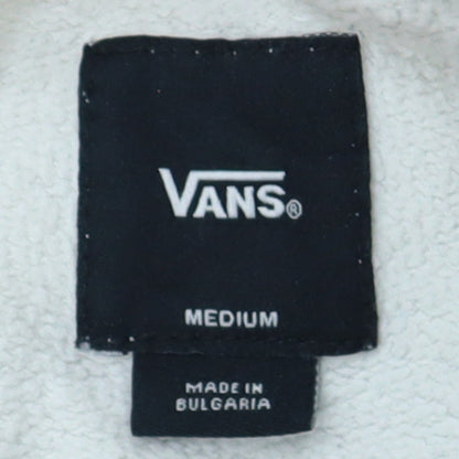 Vans Men's White Crew Neck Pullover Sweatshirt Size M