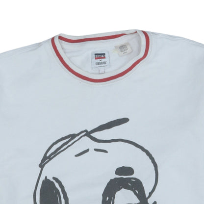 Levi's x Peanuts Women's White Snoopy Tennis Sweatshirt Size S