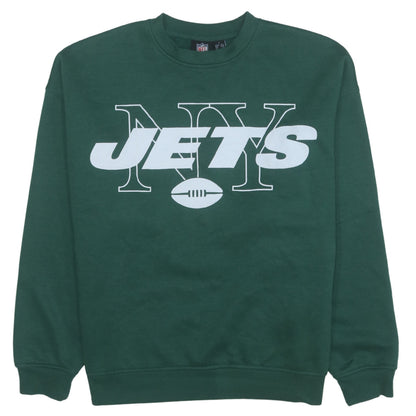 Primark NFL Jets Green Crew Neck Sweatshirt Women S UK 10-12