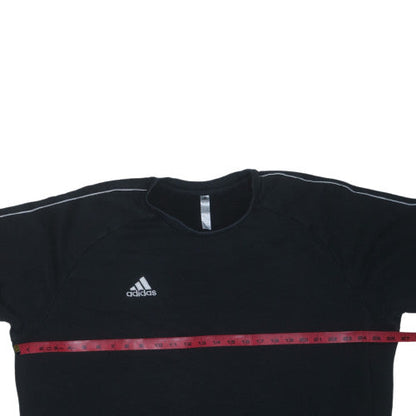 Adidas Men's Black 2XL Crew Neck Sports Sweatshirt