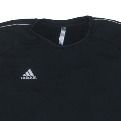 Adidas Men's Black 2XL Crew Neck Sports Sweatshirt