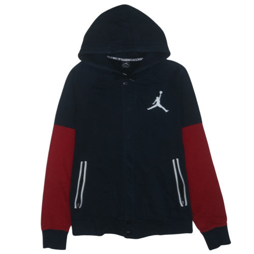 Jordan Men's Black Full Zip Hoodie Medium Logo Sportswear