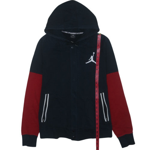 Jordan Men's Black Full Zip Hoodie Medium Logo Sportswear