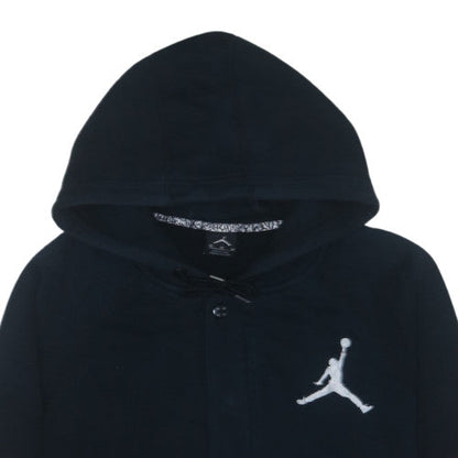 Jordan Men's Black Full Zip Hoodie Medium Logo Sportswear