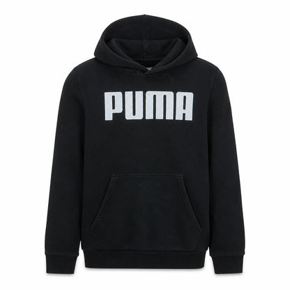 Puma Men's Black Pullover Hoodie Small Regular Fit Fleece Sportswear
