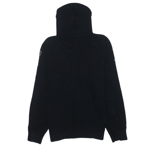 Champion Men's Black Pullover Hoodie Medium Logo Fleece Sweatshirt