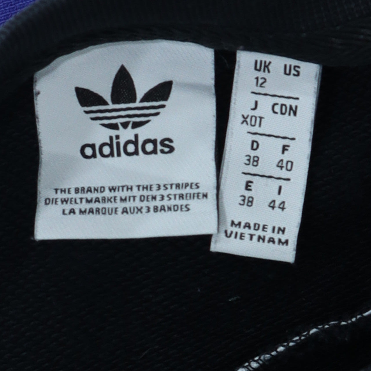 Adidas Women Black Crew Neck Graphic Pullover Sweatshirt Size 12