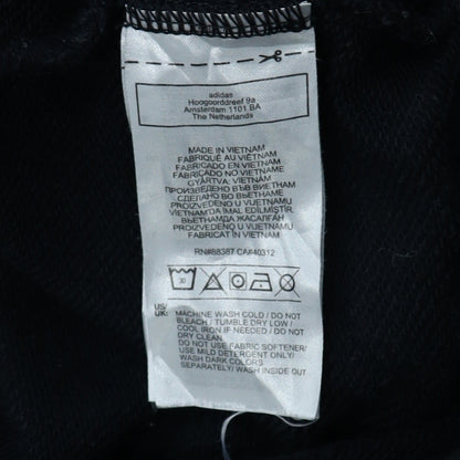 Adidas Women Black Crew Neck Graphic Pullover Sweatshirt Size 12