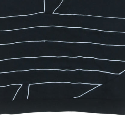 Adidas Women Black Crew Neck Graphic Pullover Sweatshirt Size 12