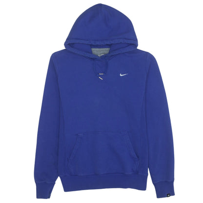 Nike Women's Blue Pullover Hoodie M Cotton Athletic Dept