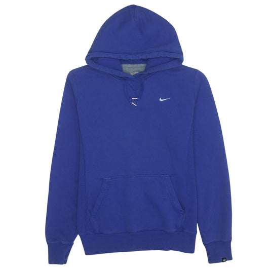 Nike Women's Blue Pullover Hoodie M Cotton Athletic Dept