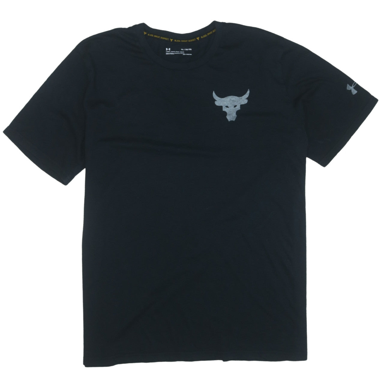 Under Armour Men's Black XL Project Rock Bull Graphic T-Shirt