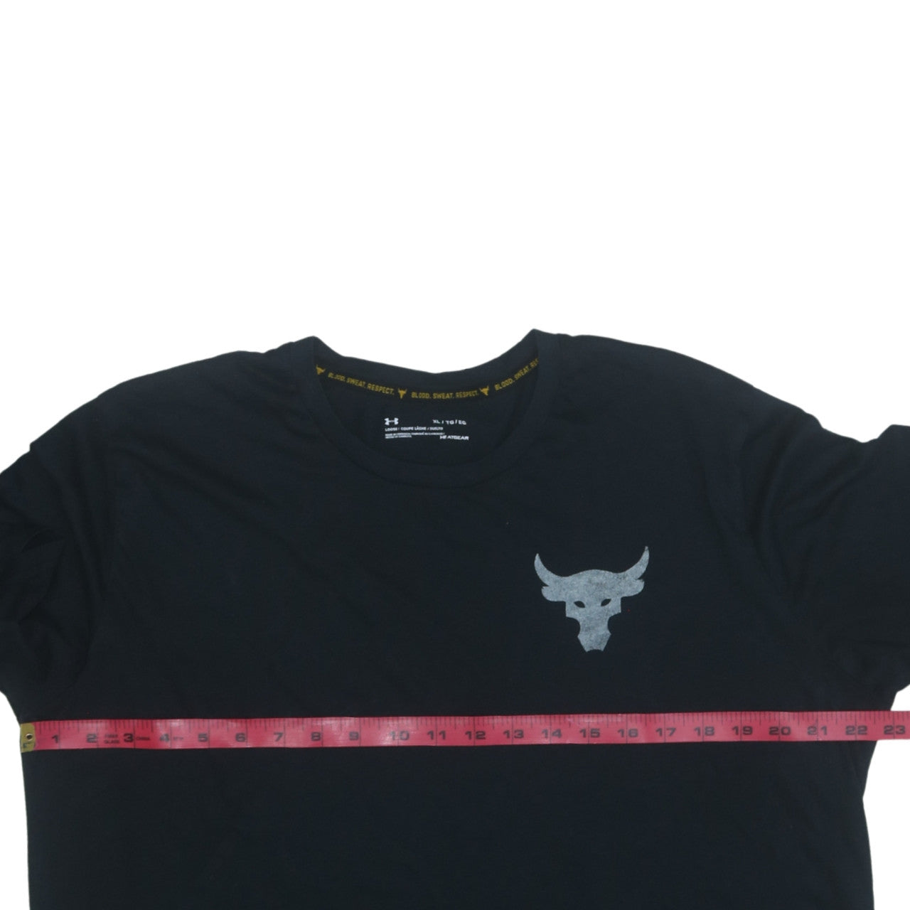 Under Armour Men's Black XL Project Rock Bull Graphic T-Shirt
