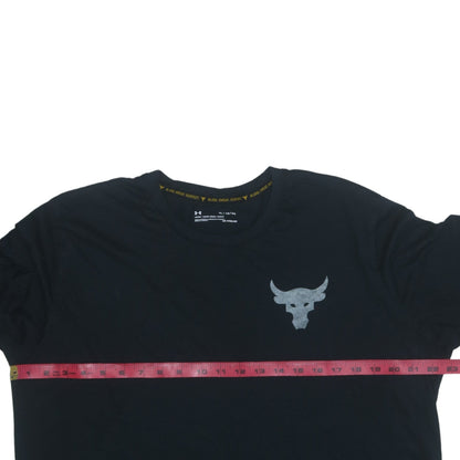Under Armour Men's Black XL Project Rock Bull Graphic T-Shirt
