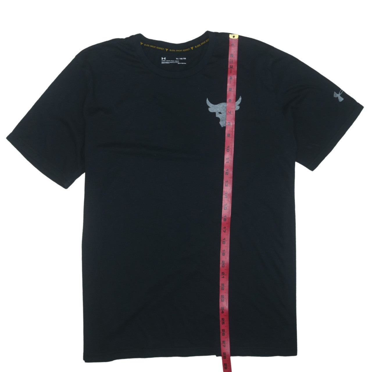 Under Armour Men's Black XL Project Rock Bull Graphic T-Shirt