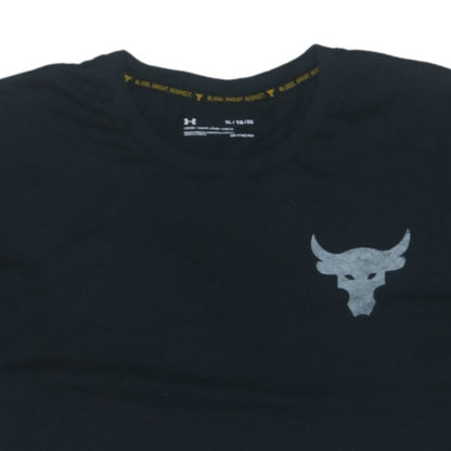 Under Armour Men's Black XL Project Rock Bull Graphic T-Shirt