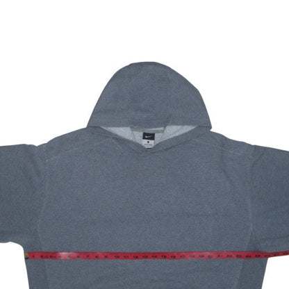 Nike Men’s Grey Pullover Hoodie L Regular Fit Fleece Sweatshirt