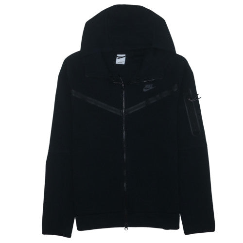 Nike Men's Black Full Zip Hooded Fleece Hoodie Size L
