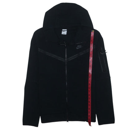 Nike Men's Black Full Zip Hooded Fleece Hoodie Size L
