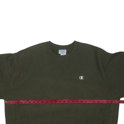 Champion Men's Green XL Reverse Weave Pullover Sweatshirt