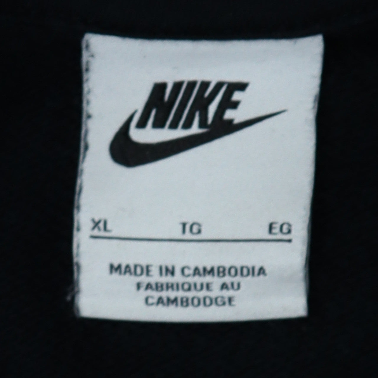 Nike Women's Black XL Pullover Hoodie Sweatshirt