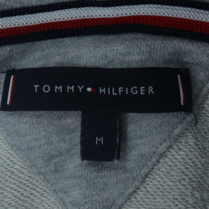Tommy Hilfiger Men’s Grey Full Zip Hoodie Size M Classic Logo