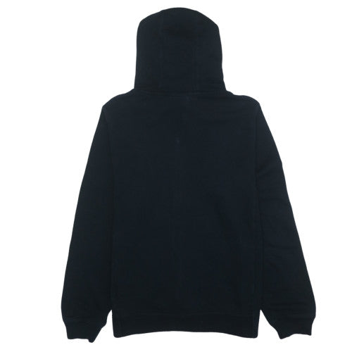 Nike Men's Black L Full Zip Hoodie - Fleece Cotton Blend