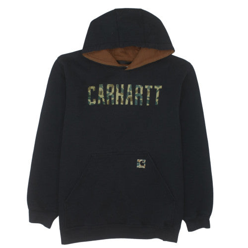 Carhartt Men's Black XL Pullover Hoodie with Logo