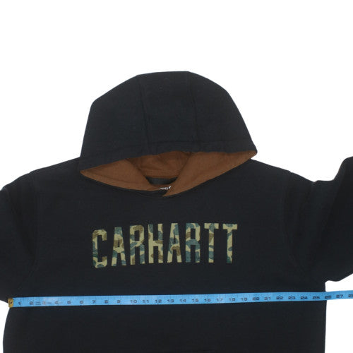 Carhartt Men's Black XL Pullover Hoodie with Logo