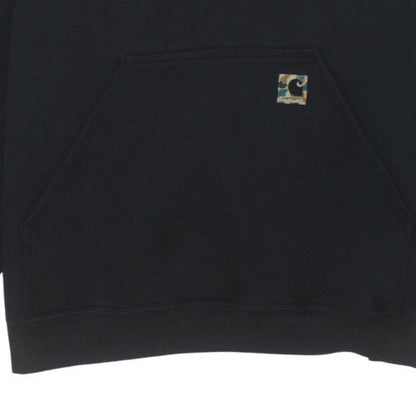 Carhartt Men's Black XL Pullover Hoodie with Logo