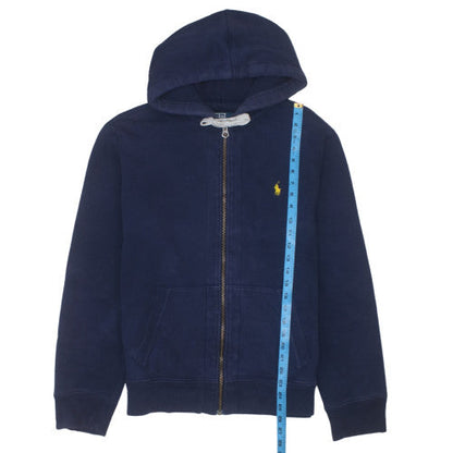 Ralph Lauren Men's Blue Full Zip Hoodie Size L