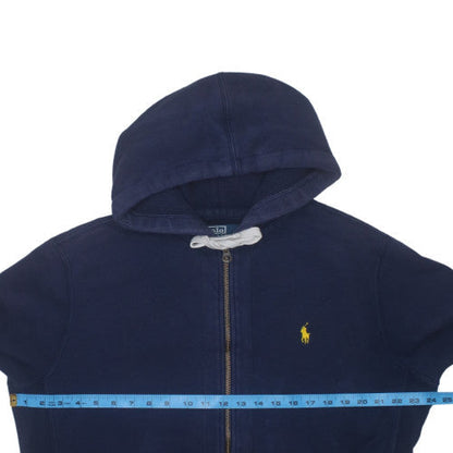 Ralph Lauren Men's Blue Full Zip Hoodie Size L