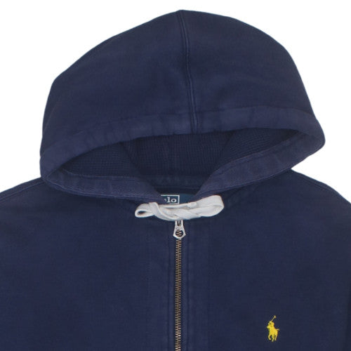 Ralph Lauren Men's Blue Full Zip Hoodie Size L