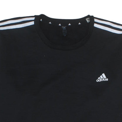 Adidas Men's Black Crew Neck Sweatshirt 2XL Classic Logo Pullover