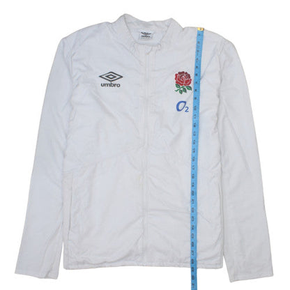 Umbro Men's England Rugby White 3XL Full Zip Sweatshirt