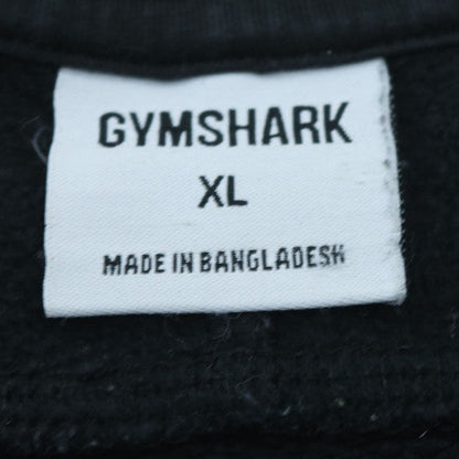 Gymshark Men's Black XL Crew Neck Pullover Sweatshirt