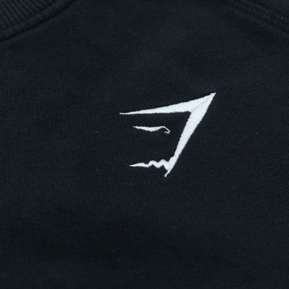 Gymshark Men's Black XL Crew Neck Pullover Sweatshirt