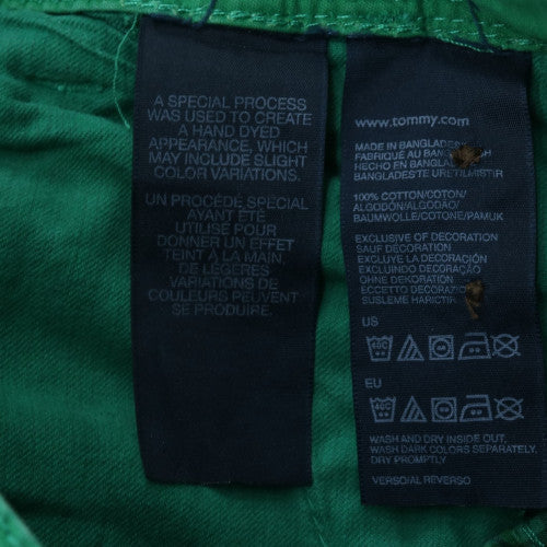 Tommy Hilfiger Men's Green Chino Shorts Size 31 Regular Fit