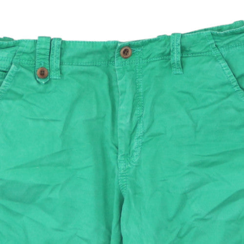 Tommy Hilfiger Men's Green Chino Shorts Size 31 Regular Fit