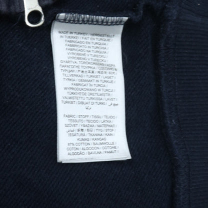 Gant Men's Blue Full Zip Sweatshirt M Regular Fit High Neck