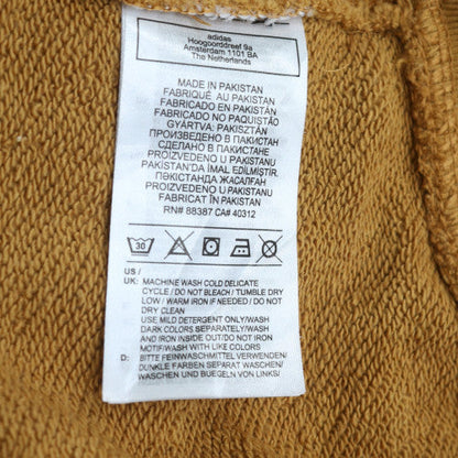 Adidas Womens Camel Hoodie Size 8 Tan Pullover Hooded Sweatshirt