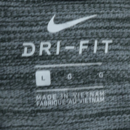 Nike Men's Grey Dri-FIT Full Zip Hoodie Size L Sportswear